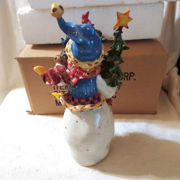 Vintage Christhomas Corp. Christmas Snowman with all the Trimmings Figurine NWT - Picture 7 of 9